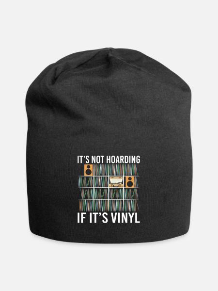 It’s Not Hoarding If It’s Vinyl Vintage Records - Bonnet en jersey - noir