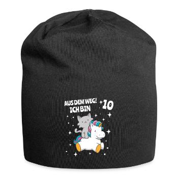 Aus dem Weg ich bin 10 Kindergeburtstag 10 Jahre - Jersey-Beanie - Schwarz - Vorne