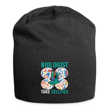 Biologist Take Cellfies Microbiologie - Bonnet en jersey - noir - Devant