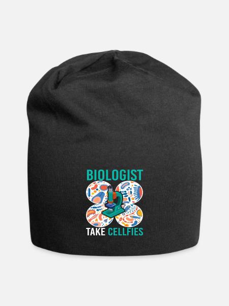 Biologist Take Cellfies Microbiologie - Bonnet en jersey - noir