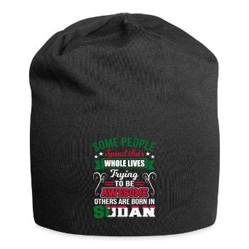 Soudan - Bonnet en jersey - noir - Devant