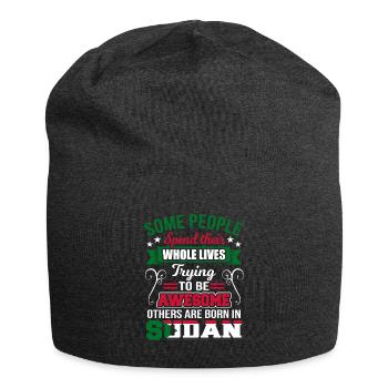 Sudan - Jersey Beanie - charcoal grey - Front