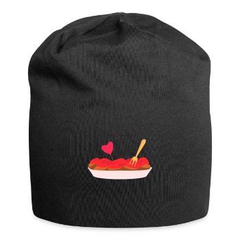 Currywurst - Jersey-Beanie - Schwarz - Vorne