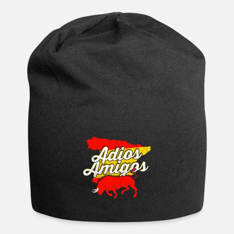 Espagne - Bonnet en jersey - noir