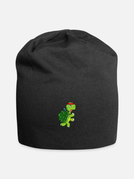 Marathon jogging tortue marathon jogging - Bonnet en jersey - noir