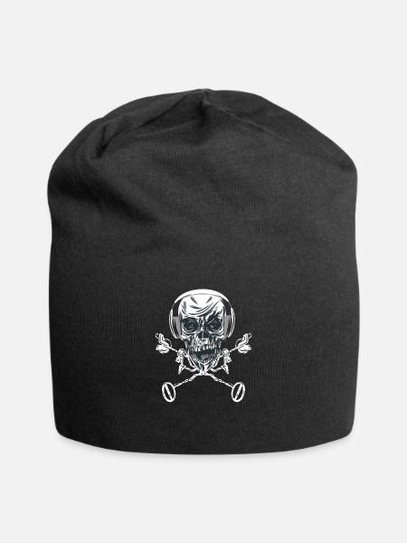 Sondengänger Zubehör Skeleton Metallsuchgerät - Jersey-Beanie - Schwarz