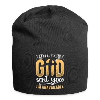 Apostolic god-fearing dutiful devoted - Jersey Beanie - black - Front