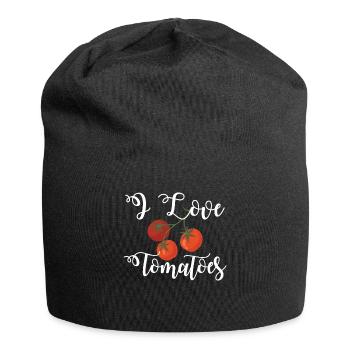 Tomato hobby gardener | Garden gardener gift - Jersey Beanie - black - Front