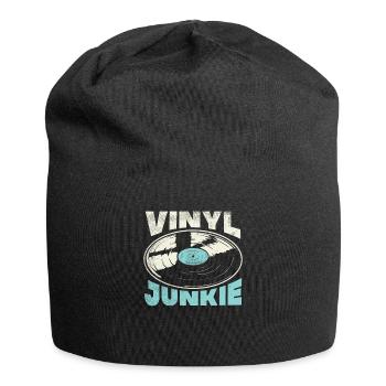 Vinyle Junkie Platine Platine 33 RPM Musique - Bonnet en jersey - noir - Devant