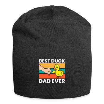 Meilleur père de canard de tous les temps - Bonnet en jersey - charbon - Devant