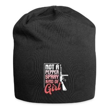 Not A Pepper Spray Kind Of Girl Pro Gun - Bonnet en jersey - noir - Devant
