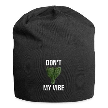 Grünkohl Don't Kale My Vibe Kohltour - Jersey-Beanie - Schwarz - Vorne