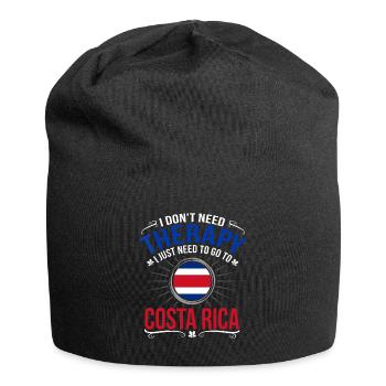 Costa Rica - Jersey-Beanie - Schwarz - Vorne