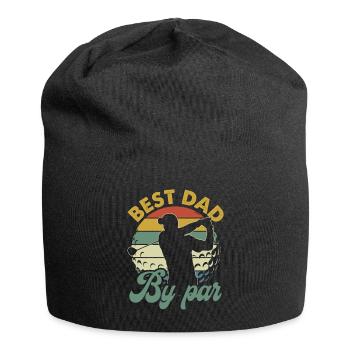 Best Dad By Par Vintage Retro - Jersey Beanie - black - Front