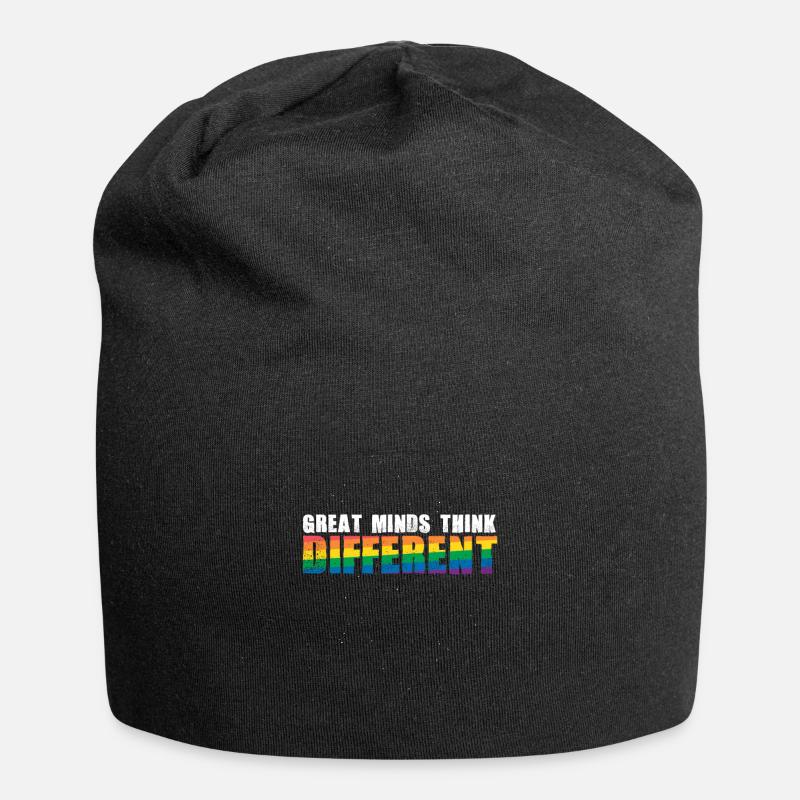 Great minds think different - Bonnet en jersey - noir
