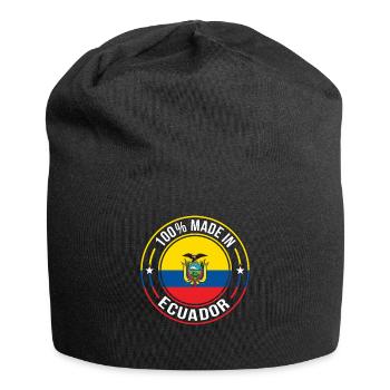 Équateur - Bonnet en jersey - noir - Devant