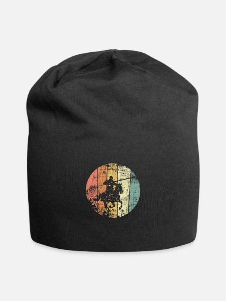 Chevaliers rétro Moyen Âge Cavaliers - Bonnet en jersey - noir