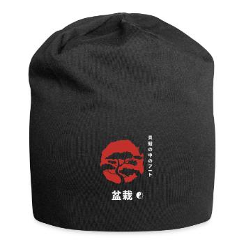 Bonsai arbre Yin et Yang symbole Japon méditation - Bonnet en jersey - noir - Devant