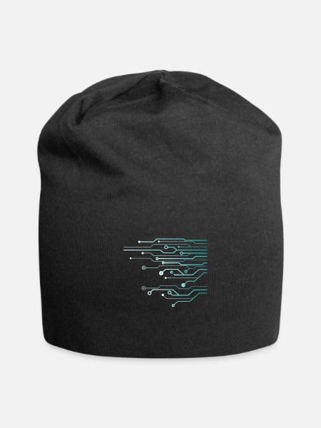 Computer Circuit Engineer Computer Nerd - Bonnet en jersey - noir