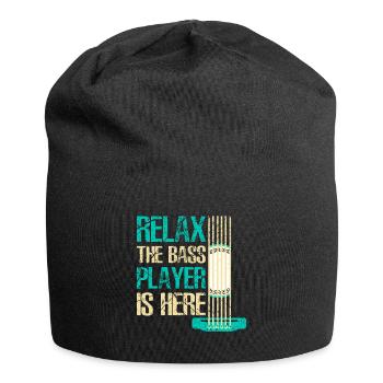 Bass Spieler - Jersey-Beanie - Schwarz - Vorne