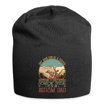 It Takes Someone Special To Be An Autism Dad - Jersey Beanie - black - Front