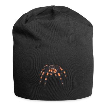 Vogelspinne Spinne Spinnen - Jersey-Beanie - Schwarz - Vorne