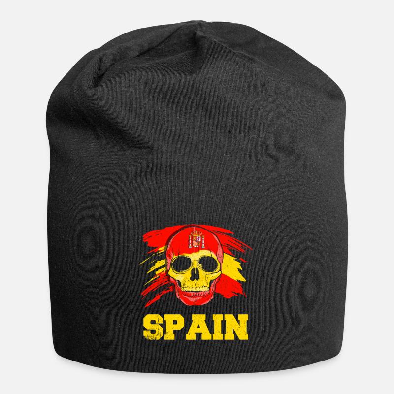 Espagne - Bonnet en jersey - noir