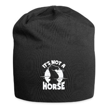 Schachfigur Schach Schachspieler Geschenk - Jersey-Beanie - Schwarz - Vorne