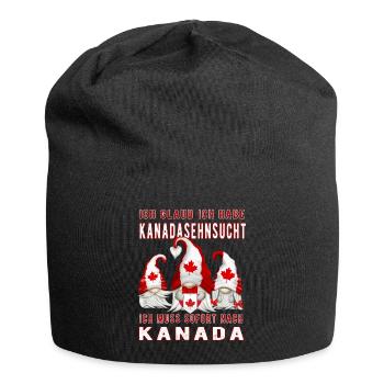 Kanada Gnomies lustiger kanada -Spruch - Jersey-Beanie - Schwarz - Vorne