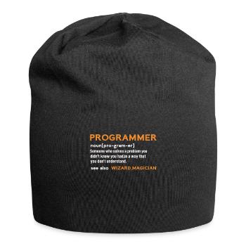 Programmer sind Zauberer - Jersey-Beanie - Schwarz - Vorne