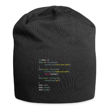 Baby Eat Poop Sleep Coding Onesie - Bonnet en jersey - noir - Devant