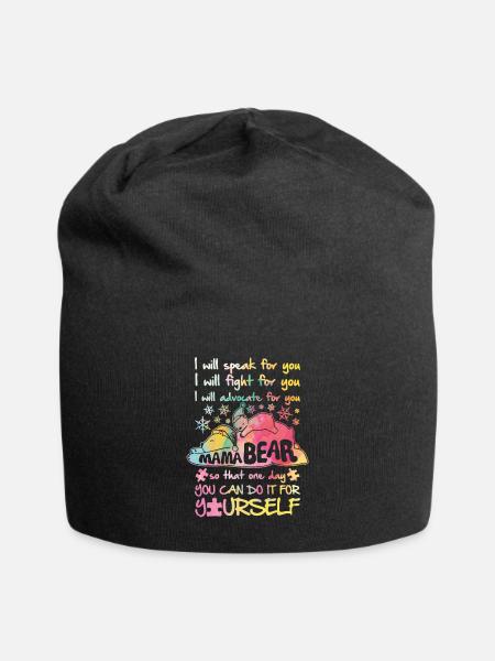 Autismus Autist Asberger Autismus Awareness Mom - Jersey-Beanie - Schwarz