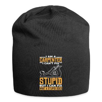 Schreiner - Jersey-Beanie - Schwarz - Vorne