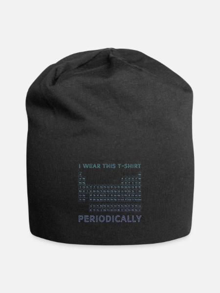 periodic table - Jersey Beanie - black