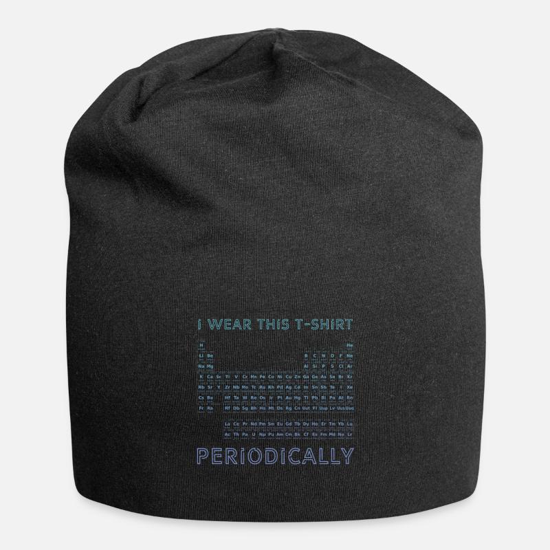 periodic table - Jersey Beanie - black