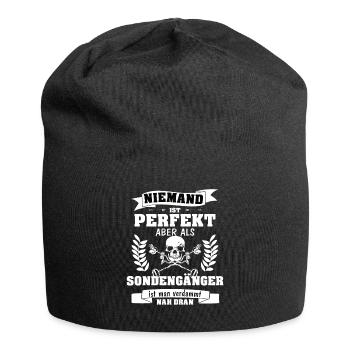 Sondengänger Metalldetektor Sondler - Jersey-Beanie - Schwarz - Vorne