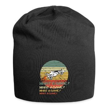 Rocket RC Car League Soccer Retro Vintage - Jersey-Beanie - Schwarz - Vorne
