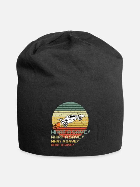 Rocket RC Car League Soccer Retro Vintage - Bonnet en jersey - noir