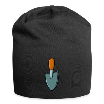 Gardener garden shovel garden - Jersey Beanie - black - Front