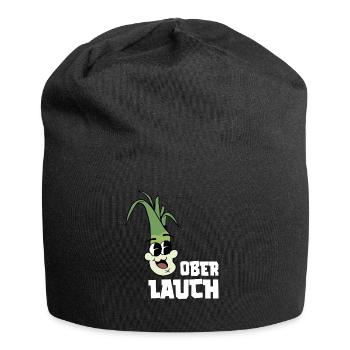 Ober Lauch - Fitness Gym Lauch Witz - Jersey-Beanie - Schwarz - Vorne
