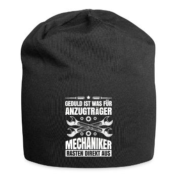 Mechaniker - Jersey-Beanie - Schwarz - Vorne