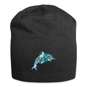 Delfin - Bonnet en jersey - charbon - Devant