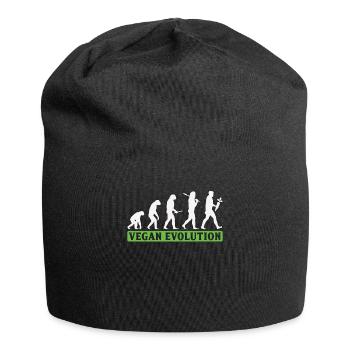 Vegan Evolution Veganer - Jersey Beanie - black - Front
