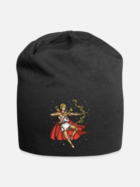 Dieu grec antique Apollon - Bonnet en jersey - noir