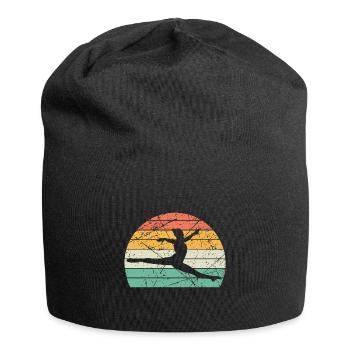 Gymnaste gymnaste gymnastique gymnastique - Bonnet en jersey - noir - Devant