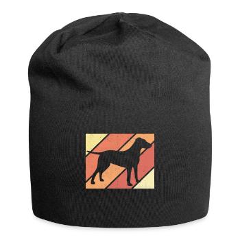 Chien rhodesian Ridgeback | Propriétaire de chien cadeau - Bonnet en jersey - noir - Devant