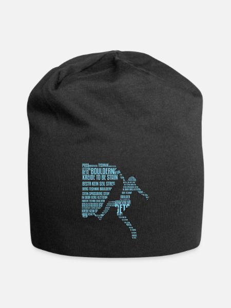 Bouldern - Bonnet en jersey - noir