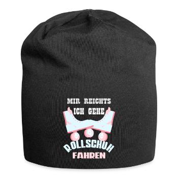 Rollschuh Rollschuhe Rollschuhlaufen Geschenk - Jersey-Beanie - Schwarz - Vorne
