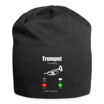 Trumpet Musical Instrument Fasnacht Wind Music Music - Jersey Beanie - black - Front