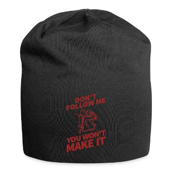 Cooles Stunt Scooter Tretroller Skater Geschenk - Jersey-Beanie - Schwarz - Vorne